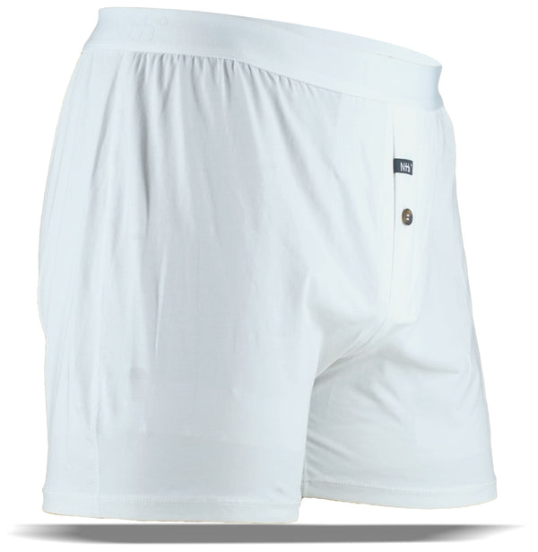 White Pima Cotton Boxer